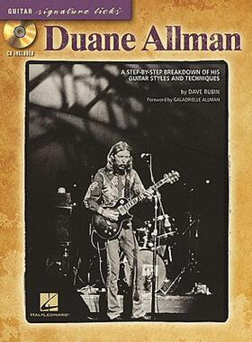 【预售】Duane Allman: A Step-By-Step Breakdown of His Guitar