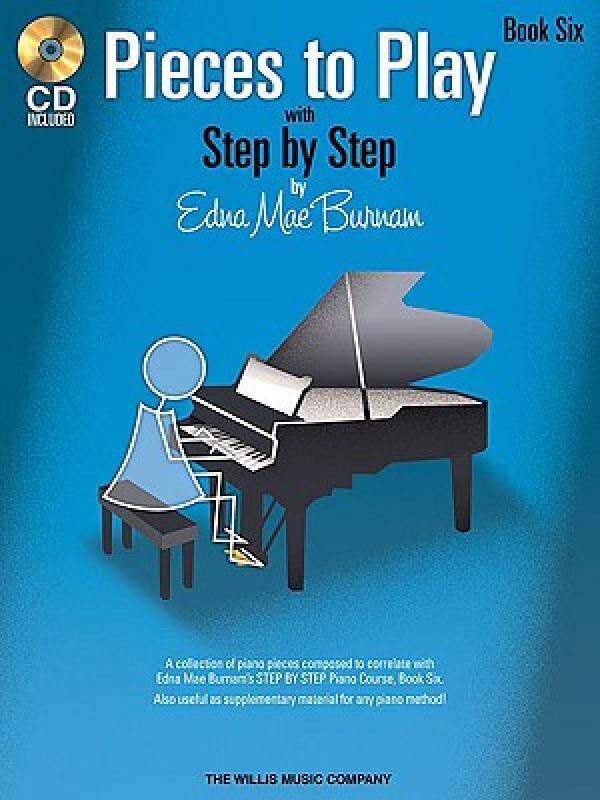 【预售】Pieces to Play with Step by Step, Book 6 [With CD