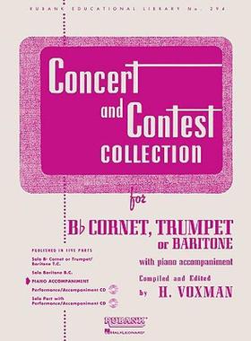 【预售】Concert and Contest Collection for Cornet, Trumpet