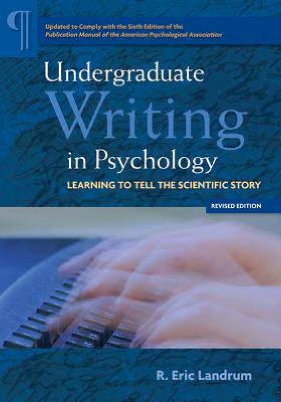 【预售】undergraduate writing in psychology: learning to