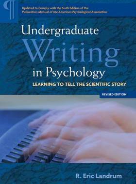 【预售】Undergraduate Writing in Psychology: Learning to
