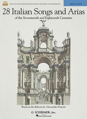 【预售】28 Italian Songs & Arias of the 17th & 18th