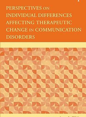 【预售】Perspectives on Individual Differences Affecting