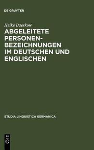 预售 Deutschen Abgeleitete Und Personenbezeichnungen