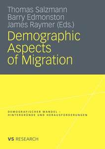 【预售】Demographic Aspects of Migration