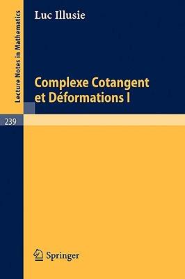 【预售】Complexe Cotangent Et Deformations I