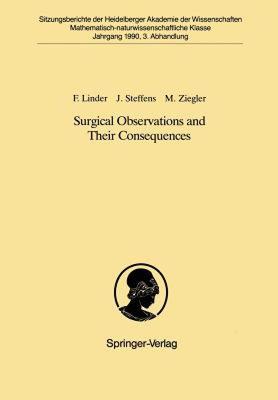 【预售】Surgical Observations and Their Consequences: