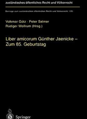 【预售】Liber Amicorum Gunther Jaenicke - Zum 85.