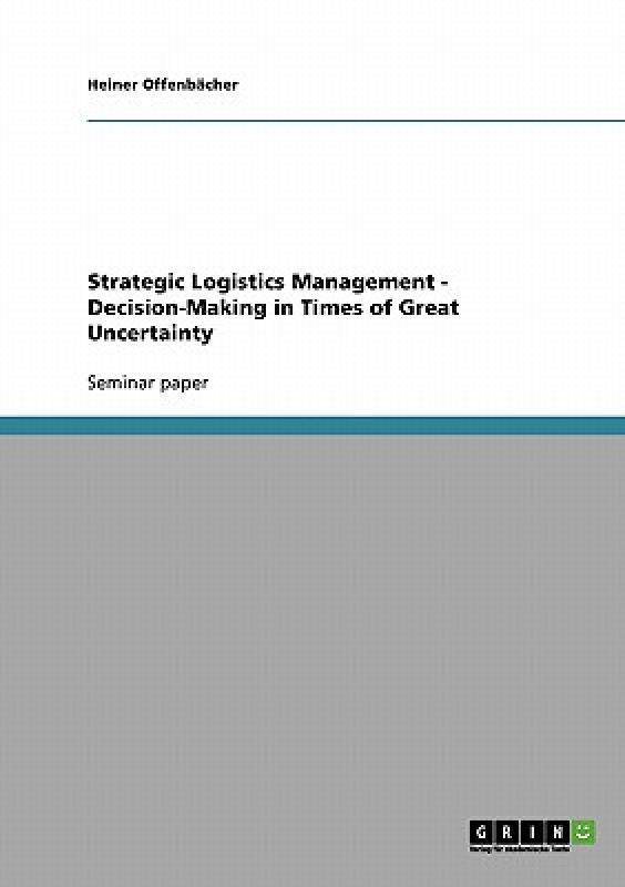【预售】Strategic Logistics Management - Decision-Making in