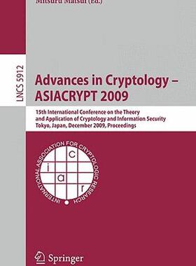 【预售】Advances in Crytology - ASIACRYPT 2009: 15th