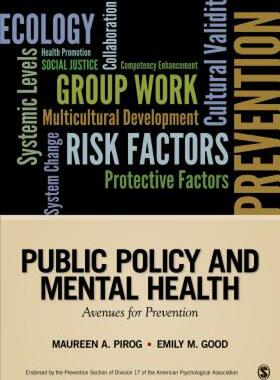 【预售】Public Policy and Mental Health: Avenues for