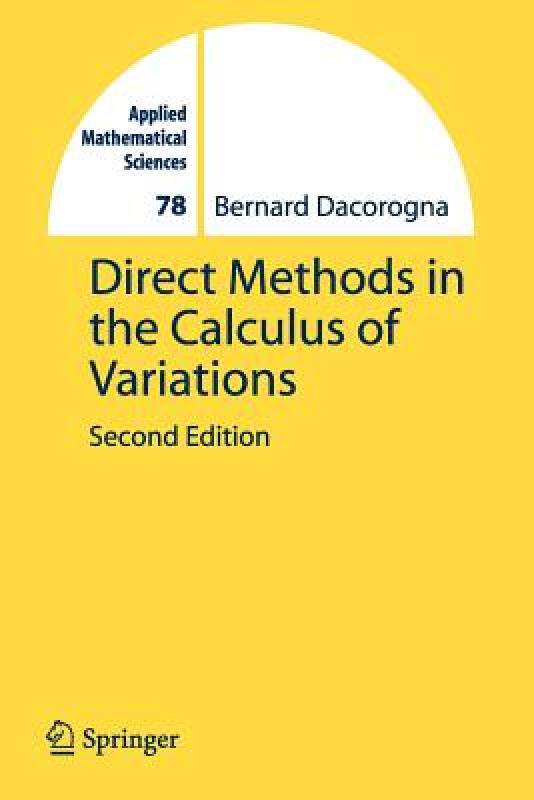 【预售】Direct Methods in the Calculus of Variations