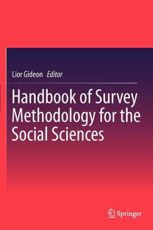 【预售】Handbook of Survey Methodology for the Social