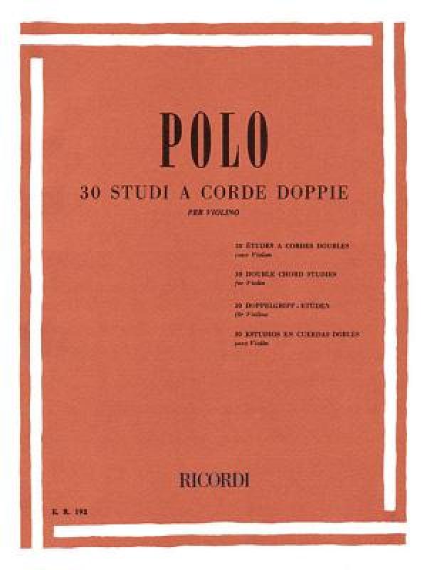 【预售】30 Double Chord Studies: Violin Method