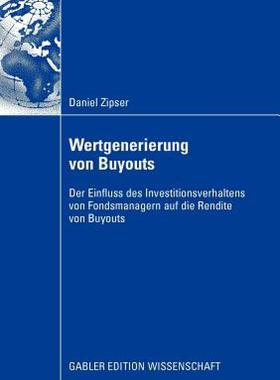 【预售】Wertgenerierung Von Buyouts: Der Einfluss Des