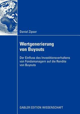 【预售】Wertgenerierung Von Buyouts: Der Einfluss Des