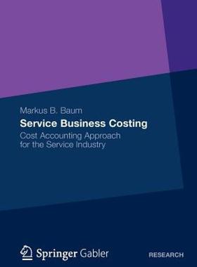 【预售】Service Business Costing: Cost Accounting Approach