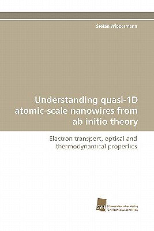 【预售】Understanding Quasi-1d Atomic-Scale Nanowires from