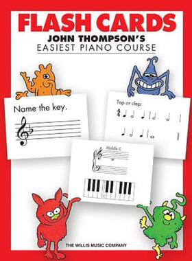 【预售】Flash Cards: John Thompson's Easiest Piano Course