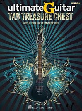 【预售】Ultimate Guitar Tab Treasure Chest: 50 Great Rock
