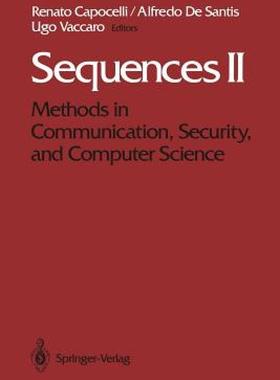 【预售】Sequences II: Methods in Communication, Security