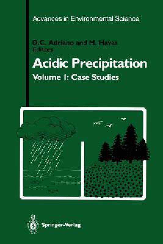 【预售】Acidic Precipitation: Case Studies