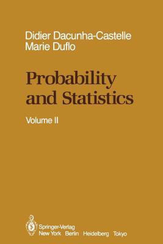 【预售】Probability and Statistics: Volume II