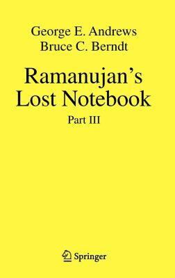 【预售】Ramanujan's Lost Notebook: Part III