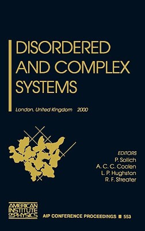 【预售】disordered and complex systems: london, united