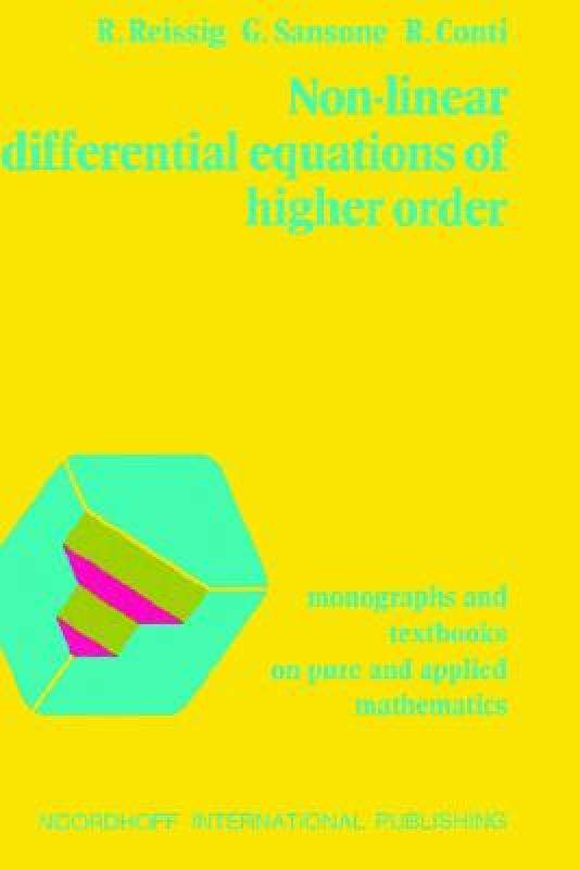 【预售】Non-Linear Differential Equations of Higher Order