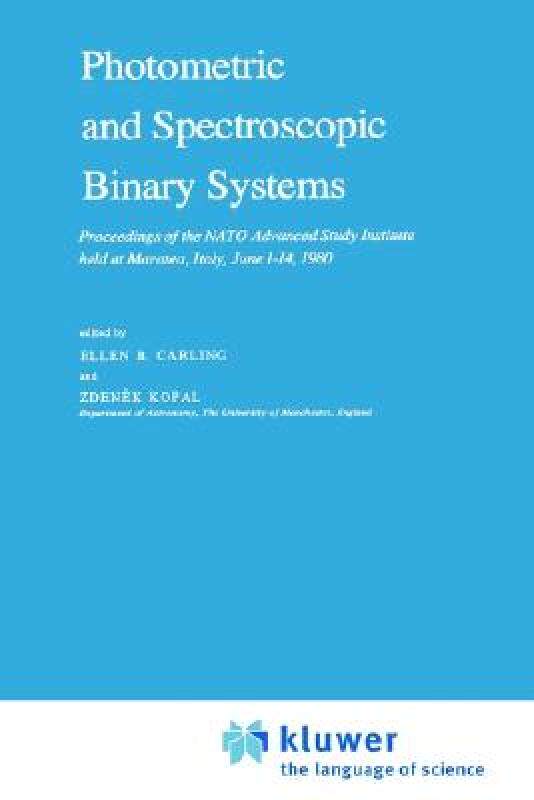 【预售】Photometric and Spectroscopic Binary Systems:
