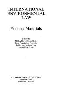 Law Environmental International Primary 预售 Materials