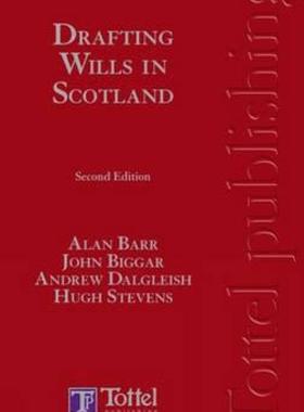 【预售】Drafting Wills in Scotland: Second Edition