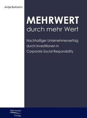 【预售】Mehrwert Durch Mehr Wert