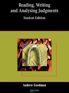 【预售】Reading, Writing and Analysing Judgments