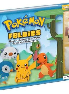 【预售】Pokemon Felties: How to Make 16 of Your Favorite