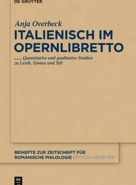 【预售】Italienisch Im Opernlibretto: Quantitative Und