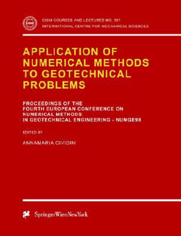 【预售】Application of Numerical Methods to Geotechnical