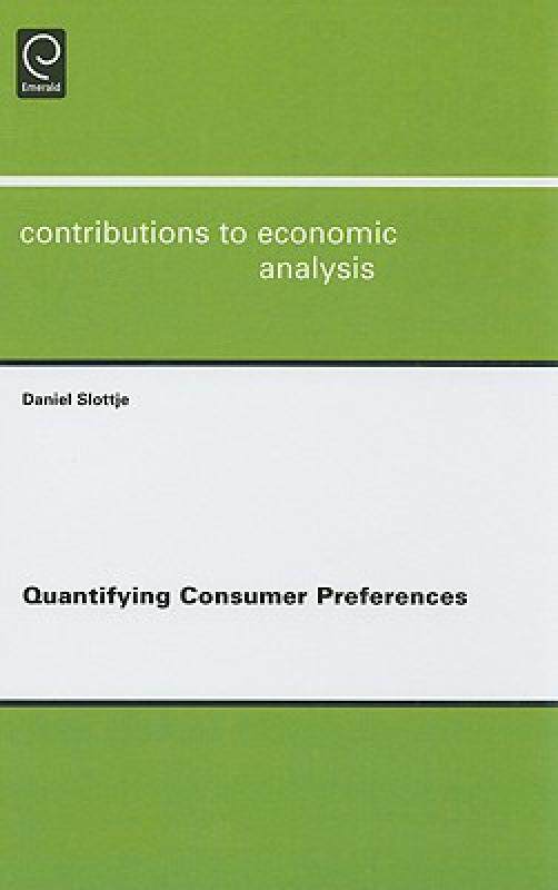 【预售】Quantifying Consumer Preferences