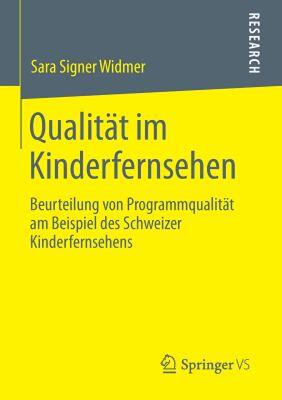 【预售】Qualitat Im Kinderfernsehen: Beurteilung Von