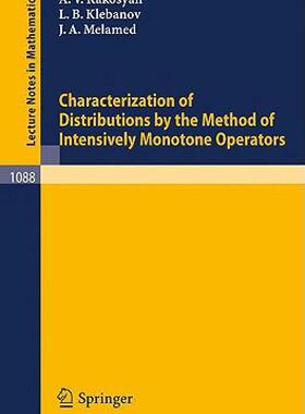 【预售】Characterization of Distributions by the Method of