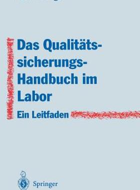 【预售】Das Qualitatssicherungs-Handbuch Im Labor: Ein