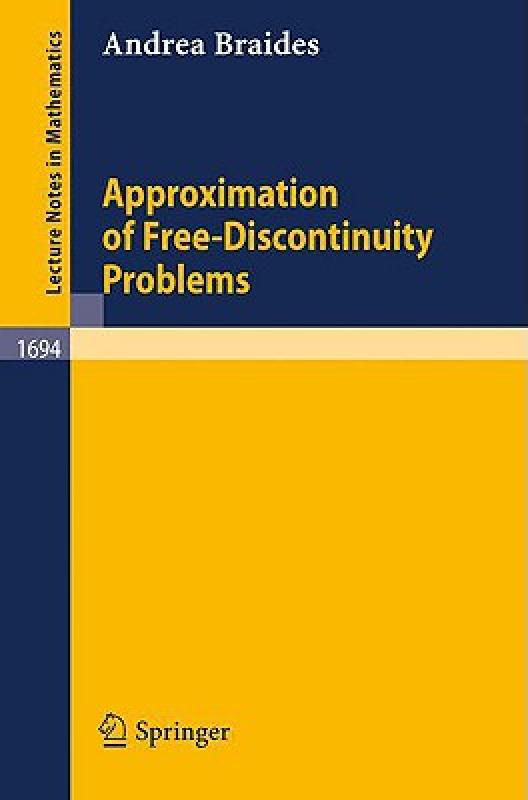 【预售】Approximation of Free-Discontinuity Problems