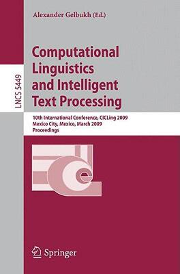 【预售】Computational Linguistics and Intelligent Text