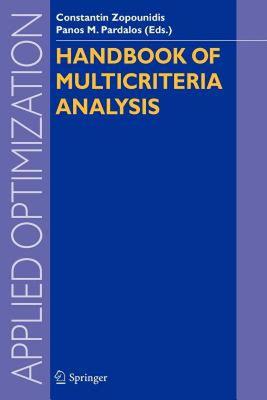 【预售】Handbook of Multicriteria Analysis