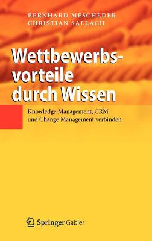 【预售】Wettbewerbsvorteile Durch Wissen: Knowledge