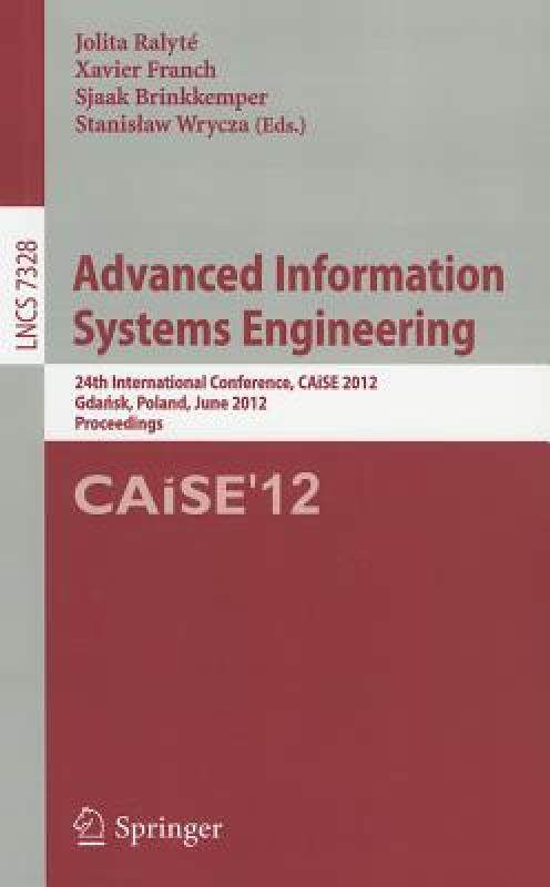 【预售】Advanced Information Systems Engineering: 24th