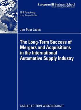【预售】The Long-Term Success of Mergers and Acquisitions in