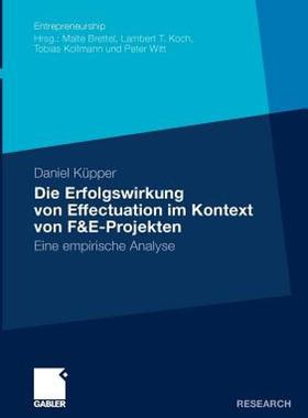 【预售】Die Erfolgswirkung Von Effectuation Im Kontext Von