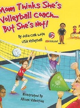 【预售】My Mom Thinks She's My Volleyball Coach... But She's